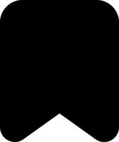 Add bookmark black glyph ui icon. Saving webpage. Reading list. Ebook reader. User interface design. Silhouette symbol on white space. Solid pictogram for web, mobile. Isolated vector illustration