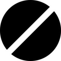 Failure occurred black glyph ui icon. Error message. Access blocked. Restriction. User interface design. Silhouette symbol on white space. Solid pictogram for web, mobile. Isolated vector illustration