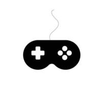 juego controlador palanca de mando icono logo vector