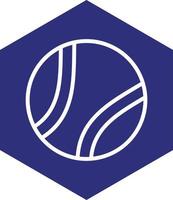 Tennis Ball Vector Icon Design
