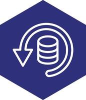 Data Backup Vector Icon Design