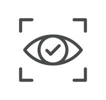 Security related icon outline and linear vector. vector