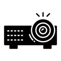 Well designed vector of projector, multimedia device icon