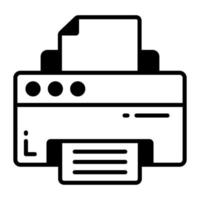 Trend vector design of printer, easy to use and download