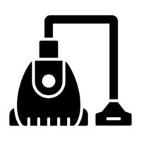 An amazing vector of vacuum cleaner in editable style