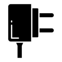 Mobile charger vector design in editable style, premium icon