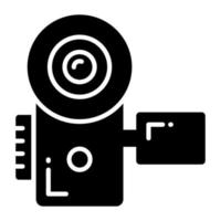 Handy cam vector design, icon of video camera