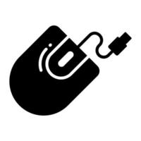 Computer mouse vector design, computer accessory icon