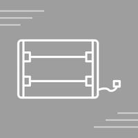 Electric Heater Vector Icon