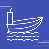 Steamship Vector Icon