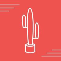 icono de vector de cactus