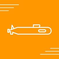 Submarine Vector Icon