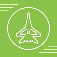 Fighter Plane Vector Icon