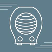 Fan Heater Vector Icon