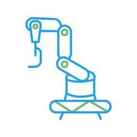 Industrial Robot Vector Icon