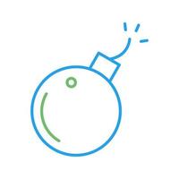 Exploding Cannon Ball Vector Icon