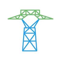 Power Line Vector Icon