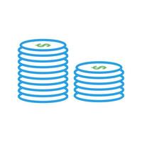 Stack of Coins Vector Icon