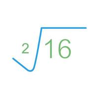 Square Root Vector Icon