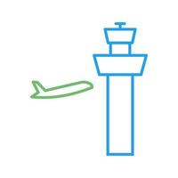 Air Control Tower Vector Icon