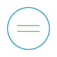 Equal To Vector Icon