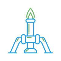 Chemistry Candles Vector Icon