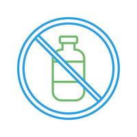 No Liquids Vector Icon