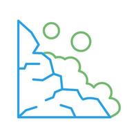 Landslide Vector Icon