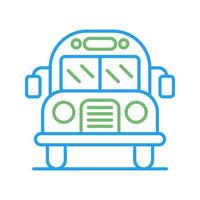 School Bus Vector Icon