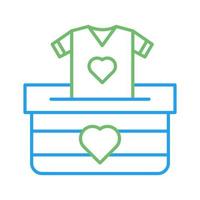 Cloth Donate Vector Icon