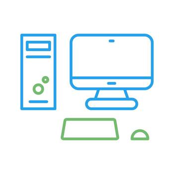Computer Vector Icon