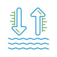 High Tide Vector Icon