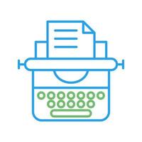 Typewriter Vector Icon