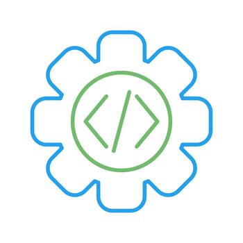 icono de vector de codificación