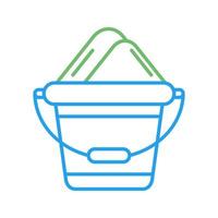 Sand Bucket Vector Icon