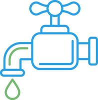 Water Faucet Vector Icon