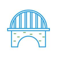 icono de vector de puente