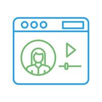 Video Tutorial Vector Icon