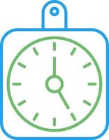 icono de vector de reloj de pared