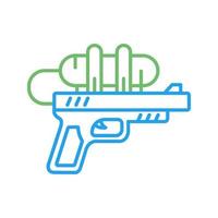 icono de vector de pistola de agua