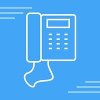 Telephone Set Vector Icon