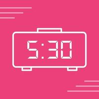 Digital Clock Vector Icon