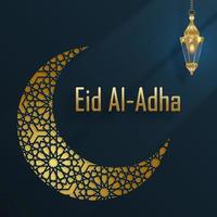 eid Alabama adha celebracion en color antecedentes vector