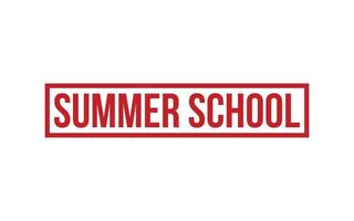 Summer School Rubber Stamp Seal Vector