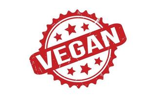 Vegan Rubber Stamp Seal Vector