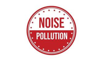 Noise Pollution Rubber Stamp Seal Vector