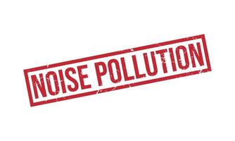 Noise Pollution Rubber Stamp Seal Vector