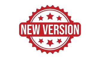 New Version Rubber Stamp Seal Vector