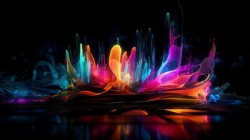 The abstract colorful line texture background. photo