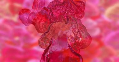 Abstract Pink Liquid Effect Background photo
